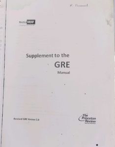 GRE Manual - Princeton Review