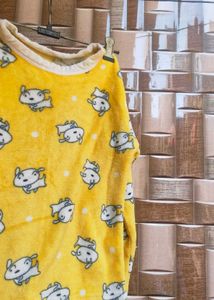 Cute Yellow Cartoon Sweatshirt