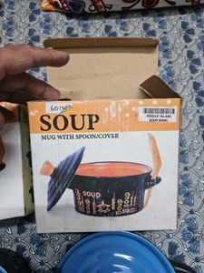 Soup bowl with Lid &amp; Spoon