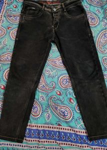 Stylish Dark Wash Denim Jeans