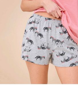 M&S Cute Zebra Print Pajama Shorts