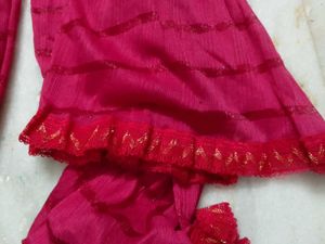 Vibrant Pink Dupatta