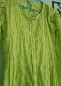 Bright Lime Green top