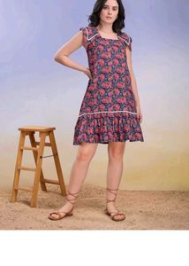 Boho Paisley Print Summer Dress