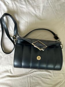 Chic Quilted Black Clutch Bag