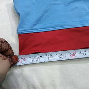 ❤️‍🔥 Comfortable Blue Briefs with Red Trim