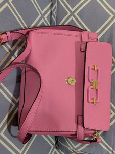 Chic Pink Crossbody Shoulder Bag
