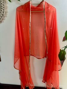Fishcut Golden Lehenga with hot Pink Blouse