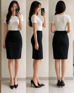 Elegant straight Skirt