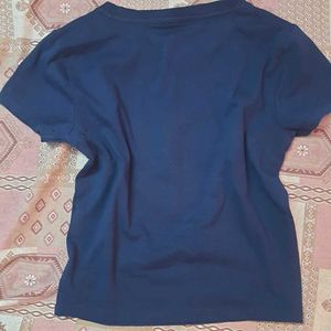 Shein Navy Sun &amp; Moon Graphic T-Shirt