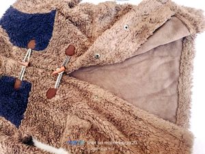 Cute Brown Fleece Coat