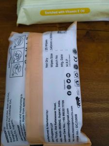 3 Mocco Wet Wipes - Lemon, Orange, Aqua