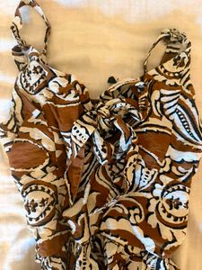 Boho Print Mini Dress Whimsy y2k grunge