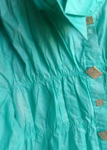 Turquoise Tiered Mini Dress