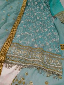 Stunning Blue Kurta Set with Dupatta