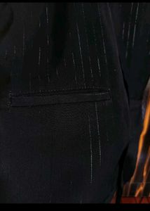 Black Sleeveless Formal Vest