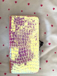 Iridescent Crocodile Wallet