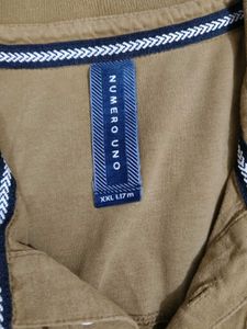 Men's Tan Polo Shirt