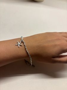 Starfish bracelet with Pearl Accent