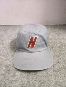 Nike Vintage Grey Baseball Cap with 'N' Logo