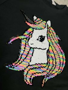 Cute Black Unicorn Dress