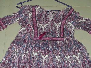 Boho Paisley Print dress