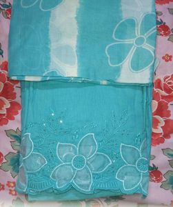 Elegant Blue Kurta Set with Dupatta