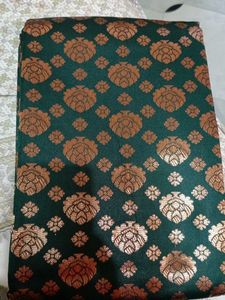 Beautiful Green Brocade Saree