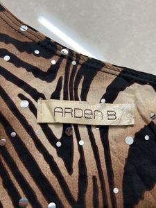 Animal Print One Shoulder Dress