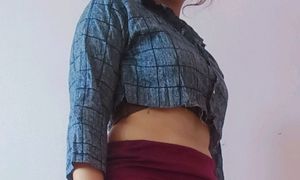 Checked Crop Shirt