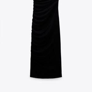 Zara limited edition ruched tube dress