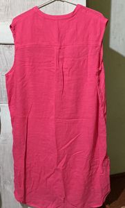 pink shirt dress
