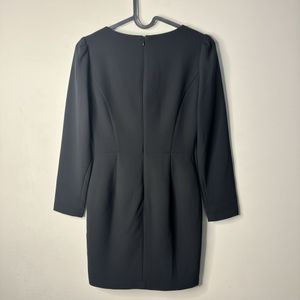 Classic Black Long Sleeve Dress