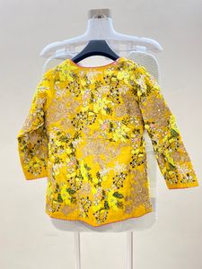 Embroidered Yellow Jacket blouse and sharara