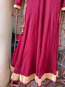 Beautiful Chocolate Colur Soft Net Anrkali Set🤎🤎