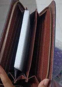 Chic Wallet with Gold Clasp