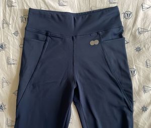Navy Blue Athletic Leggings