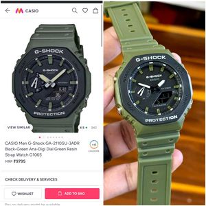 Casio G-Shock Green Analog-Digital Watch