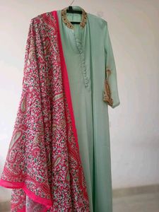 Beutiful Girls 1pc Gown With Dupatta
