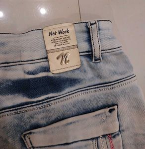 Stylish Acid Wash Jeans