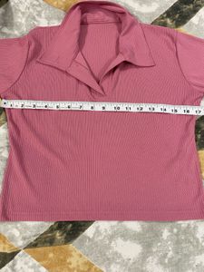 Pink Ribbed Co-ord Set