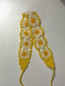 Handmade Daisy Crochet Headband