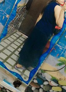 Elegant Navy Blue Maxi Dress