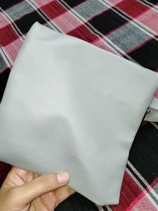 Simple silver Pouch