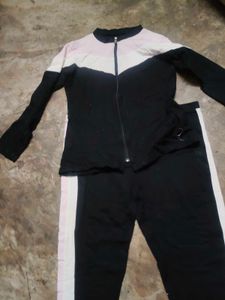 Black &amp; White Tracksuit Set