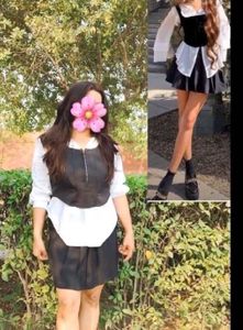 Chic Black & White Two-Piece Outfit