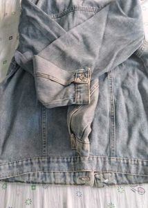 Light Wash Distressed Denim Jacket