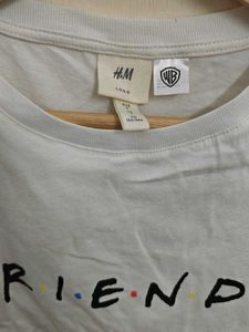 H&amp;M Friends Tshirt white