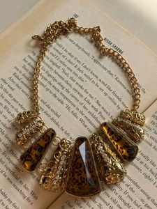 Statement Leopard Print Choker