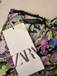 Zara floral Print Wide-Leg Jumpsuit